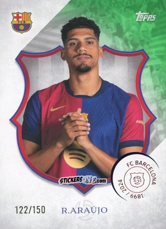 Sticker Ronald Araújo - FC Barcelona 125th Anniversary
 n. 3 - Topps
