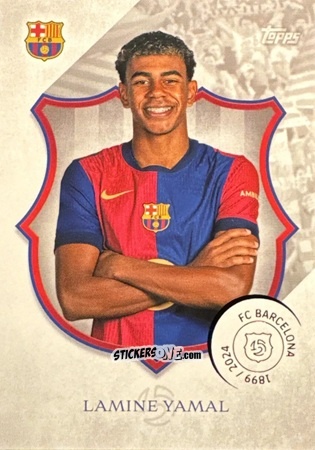 Sticker Lamine Yamal - FC Barcelona 125th Anniversary
 n. 16 - Topps