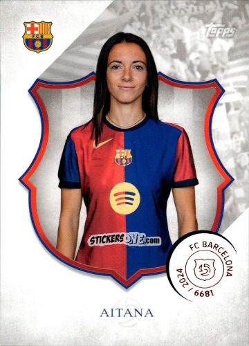 Sticker Aitana Bonmatí - FC Barcelona 125th Anniversary
 n. 20 - Topps