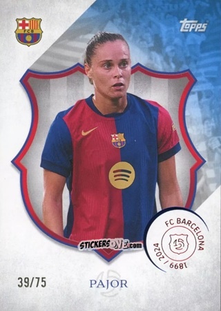 Sticker Ewa Pajor - FC Barcelona 125th Anniversary
 n. 23 - Topps