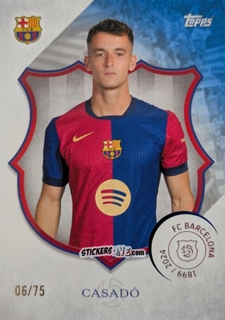 Sticker Marc Casadó - FC Barcelona 125th Anniversary
 n. 38 - Topps