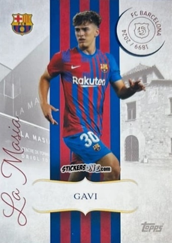 Sticker Gavi - FC Barcelona 125th Anniversary
 n. LM-2 - Topps