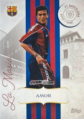 Sticker Guillermo Amor - FC Barcelona 125th Anniversary
 n. LM-6 - Topps