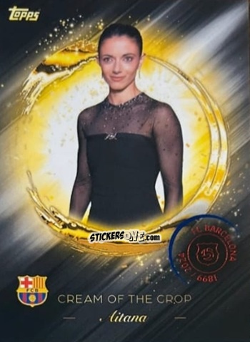 Sticker Aitana Bonmatí - FC Barcelona 125th Anniversary
 n. CR-2 - Topps