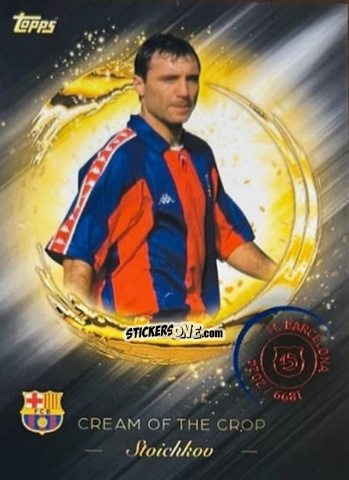 Sticker Hristo Stoichkov - FC Barcelona 125th Anniversary
 n. CR-4 - Topps
