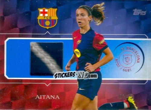 Sticker Aitana Bonmatí - FC Barcelona 125th Anniversary
 n. GN-AB - Topps