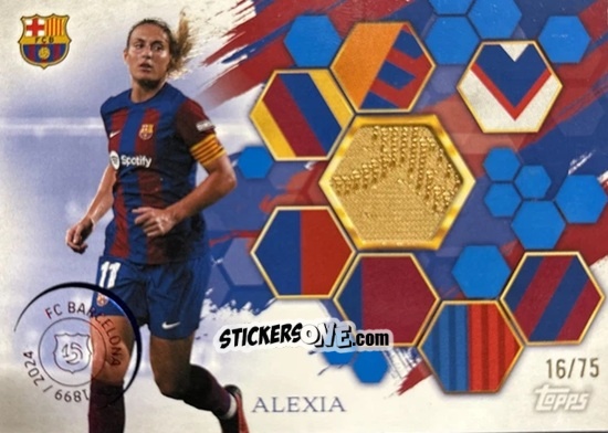 Sticker Alexia Putellas - FC Barcelona 125th Anniversary
 n. JR-AP - Topps