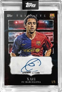 Sticker Xavi - Fc Barcelona Triplete 2008/09
 n. 6 - Topps