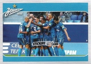 Figurina Чемпион России 2019-20 - Зенит - Russian Premier League 2020-2021 n. 1 - Panini