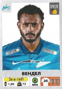 Sticker Вендел / Wendel - Russian Premier League 2020-2021 n. 48 - Panini