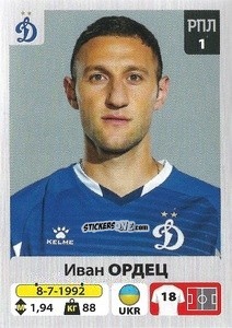 Figurina Иван Ордец / Ivan Ordets - Russian Premier League 2020-2021 n. 140 - Panini
