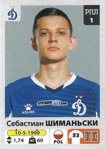 Sticker Себастиан Шиманьски / Sebastian Szymański - Russian Premier League 2020-2021 n. 145 - Panini