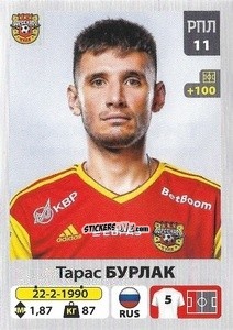 Sticker Тарас Бурлак - Russian Premier League 2020-2021 n. 179 - Panini