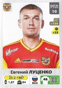 Figurina Евгений Луценко - Russian Premier League 2020-2021 n. 190 - Panini