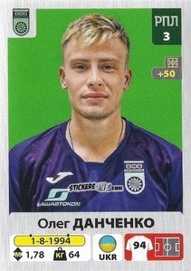 Sticker Олег Данченко - Russian Premier League 2020-2021 n. 200 - Panini