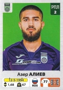 Figurina Азер Алиев - Russian Premier League 2020-2021 n. 204 - Panini