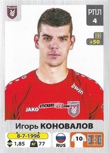 Cromo Игорь Коновалов - Russian Premier League 2020-2021 n. 226 - Panini