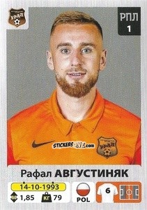 Figurina Рафал Августиняк / Rafał Augustyniak - Russian Premier League 2020-2021 n. 245 - Panini