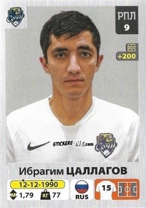 Figurina Ибрагим Цаллагов - Russian Premier League 2020-2021 n. 260 - Panini
