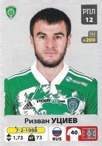 Figurina Ризван Уциев - Russian Premier League 2020-2021 n. 273 - Panini