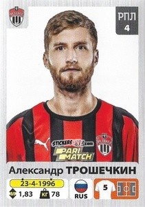 Figurina Александр Трошечкин - Russian Premier League 2020-2021 n. 334 - Panini