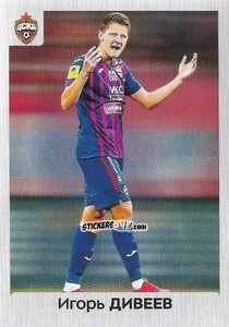 Sticker Игорь Дивеев - Russian Premier League 2020-2021 n. 364 - Panini