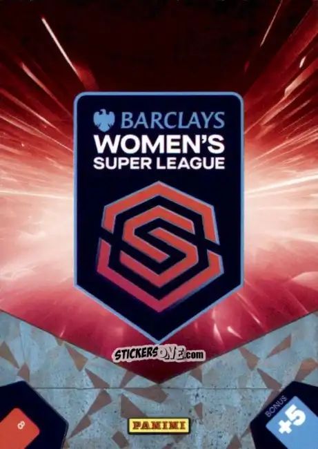 Sticker WSL Logo - Barclays Women’s Super League 2025. Adrenalyn XL
 n. 8 - Panini