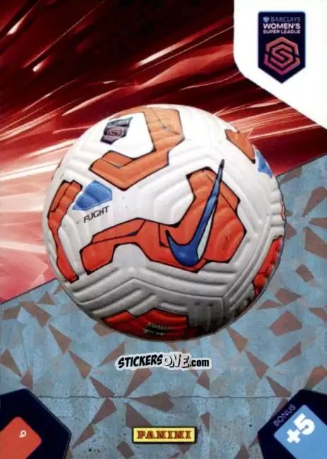 Sticker WSL Ball - Barclays Women’s Super League 2025. Adrenalyn XL
 n. 9 - Panini