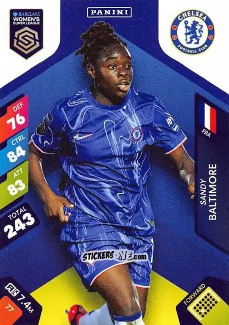 Sticker Sandy Baltimore - Barclays Women’s Super League 2025. Adrenalyn XL
 n. 77 - Panini