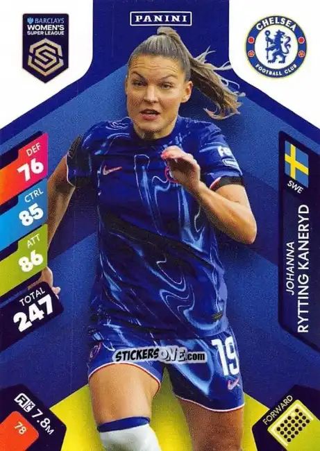 Sticker Johanna Rytting Kaneryd - Barclays Women’s Super League 2025. Adrenalyn XL
 n. 78 - Panini