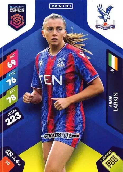 Sticker Abbie Larkin - Barclays Women’s Super League 2025. Adrenalyn XL
 n. 98 - Panini