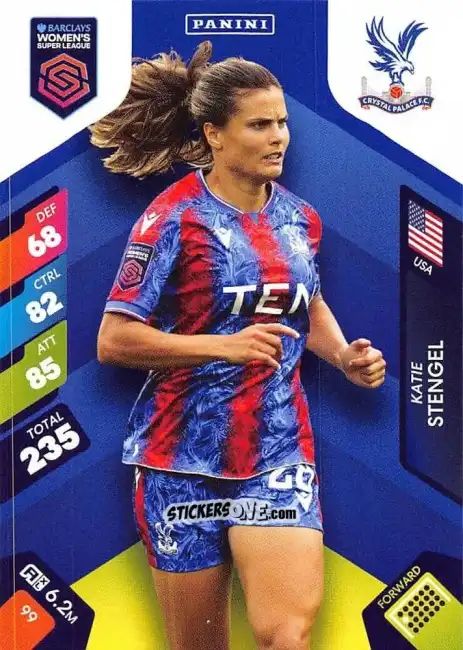 Sticker Katie Stengel - Barclays Women’s Super League 2025. Adrenalyn XL
 n. 99 - Panini