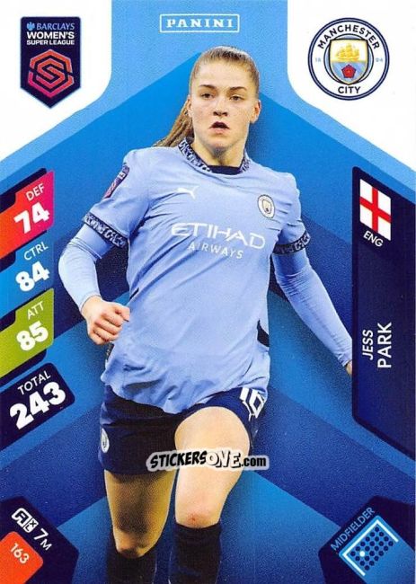 Sticker Jess Park - Barclays Women’s Super League 2025. Adrenalyn XL
 n. 163 - Panini