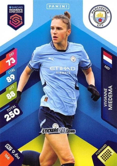 Sticker Vivianne Miedema - Barclays Women’s Super League 2025. Adrenalyn XL
 n. 166 - Panini