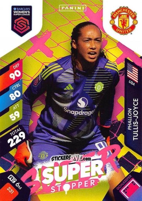 Figurina PhaIIon TuIIis-Joyce - Barclays Women’s Super League 2025. Adrenalyn XL
 n. 231 - Panini