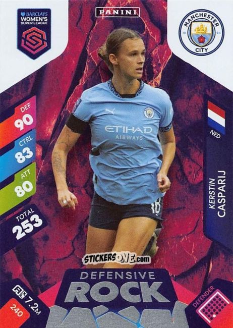 Sticker Kerstin Casparij - Barclays Women’s Super League 2025. Adrenalyn XL
 n. 240 - Panini
