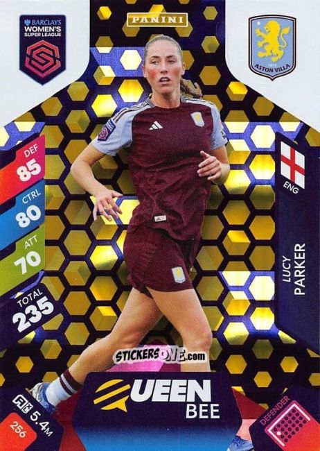 Sticker Lucy Parker - Barclays Women’s Super League 2025. Adrenalyn XL
 n. 256 - Panini