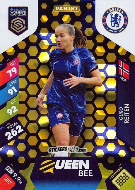 Sticker Guro Reiten - Barclays Women’s Super League 2025. Adrenalyn XL
 n. 257 - Panini