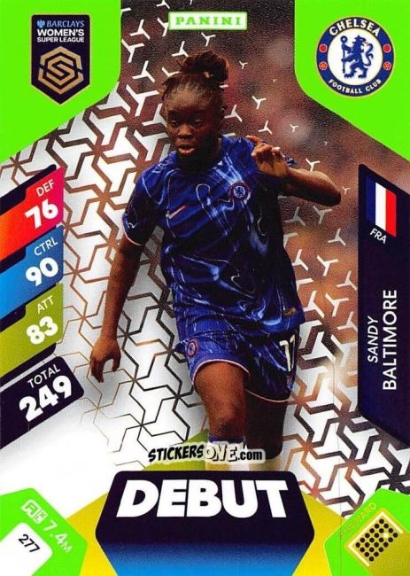 Sticker Sandy Baltimore - Barclays Women’s Super League 2025. Adrenalyn XL
 n. 277 - Panini