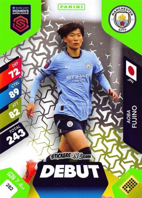 Figurina Aoba Fujino - Barclays Women’s Super League 2025. Adrenalyn XL
 n. 282 - Panini