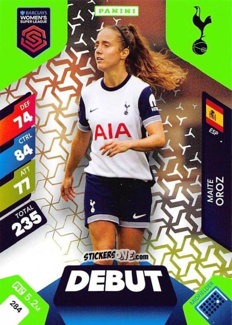 Figurina Maite Oroz - Barclays Women’s Super League 2025. Adrenalyn XL
 n. 284 - Panini