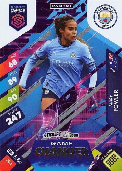 Figurina Mary Fowler - Barclays Women’s Super League 2025. Adrenalyn XL
 n. 294 - Panini