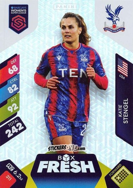 Figurina Katie Stengel - Barclays Women’s Super League 2025. Adrenalyn XL
 n. 311 - Panini