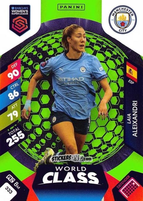 Sticker Laia Aleixandri - Barclays Women’s Super League 2025. Adrenalyn XL
 n. 333 - Panini
