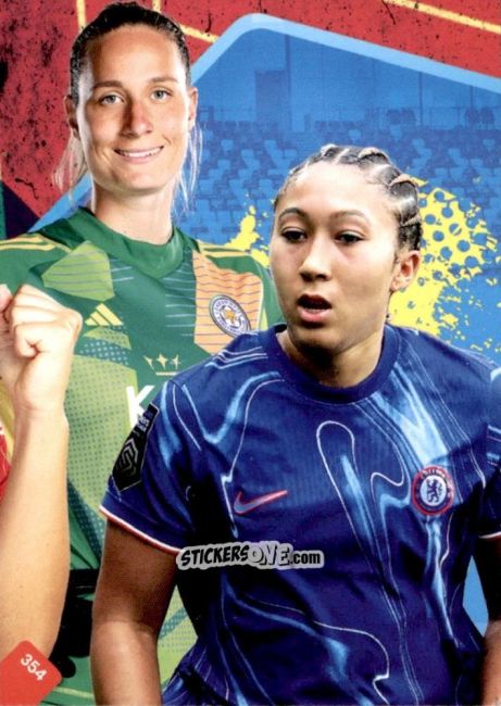 Cromo Puzzle 3 - Barclays Women’s Super League 2025. Adrenalyn XL
 n. 354 - Panini