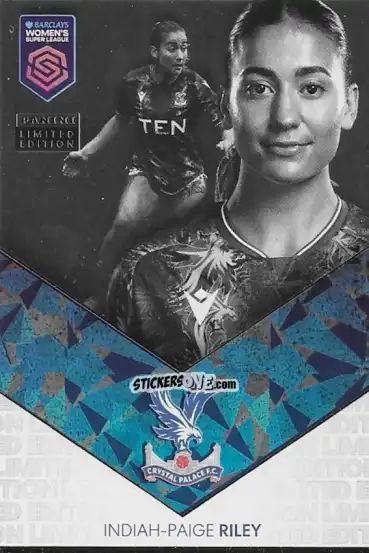 Cromo Indian Paige RiIey - Barclays Women’s Super League 2025. Adrenalyn XL
 n. LE-IPR - Panini