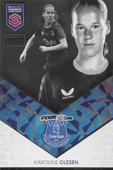 Figurina Karoline Olesen - Barclays Women’s Super League 2025. Adrenalyn XL
 n. LE-KO - Panini
