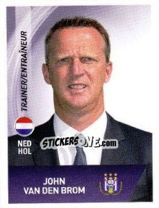 Sticker John Van den Brom - Football Belgium 2013-2014 - Panini