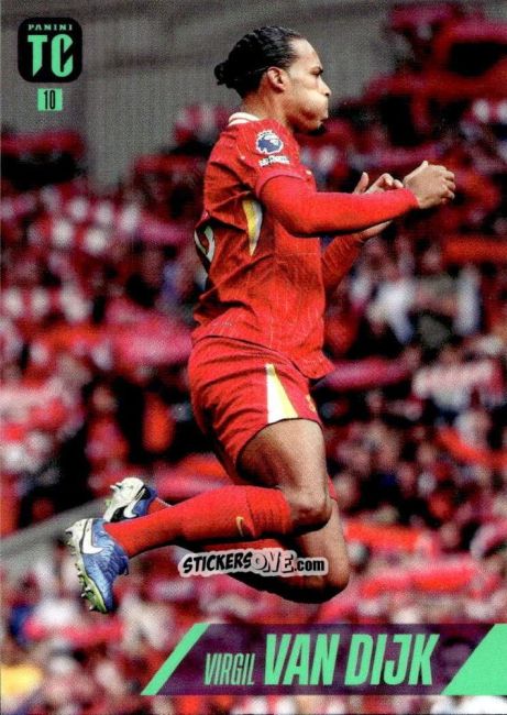 Cromo Virgil van Dijk - FIFA Top Class 2025
 n. 10 - Panini