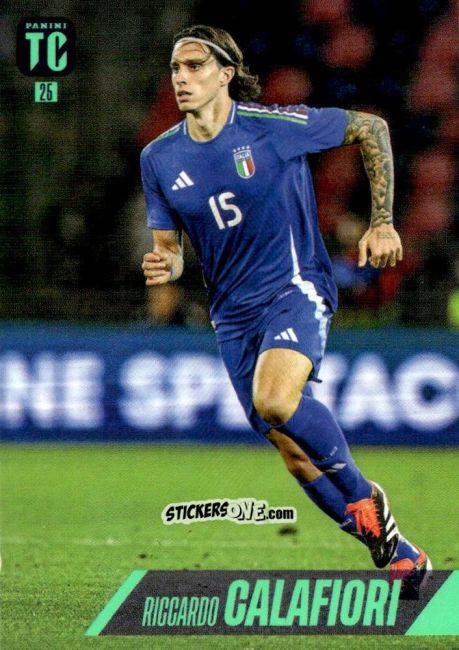 Sticker Riccardo Calafiori - FIFA Top Class 2025
 n. 25 - Panini